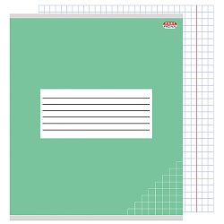 тетрадь  18л клетка цв. обл "классика без слов-4"