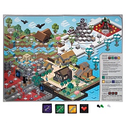 игра настольная "кубикрафт" битва за сокровища