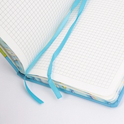 Блокнот А6  80л обложка "Космонавт" с рисунком 3D эффект