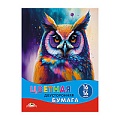Бумага цветная двухсторонняя  А4 16л.16цв. "Яркая птица"
