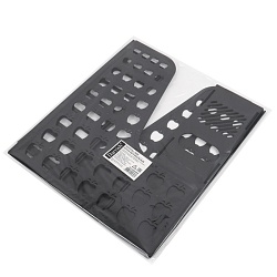 лоток вертикальный 1 отделение сборный чёрный