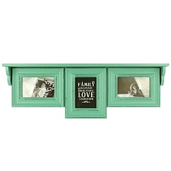 фоторамка (с полкой)  ретро для 3 фото 10*15см
