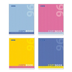 тетрадь  96л кл. "один цвет" обложка картон