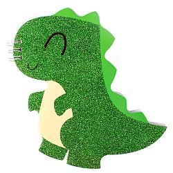 Блокнот фигурный 13*16см 50л "Динозаврик" на спирали