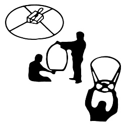 праздничное украшение "небесный фонарь"  сердце