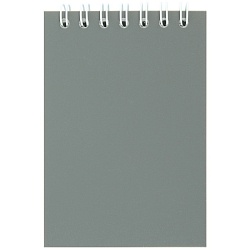 Блокнот  7*10см  60л пластиковая обложка ассорти на гребне