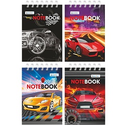 Блокнот  7*10см  60л  "Машины" на гребне
