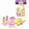 набор парикмахерский "маленькая принцесса" 9 предметов