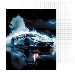 тетрадь  40л кл "авто" обл. мел. кар