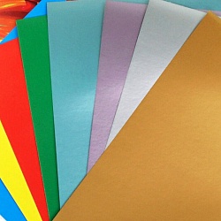 картон цветной перламутровый   8л. 8цв. 20*28см "мяу!"