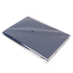 ежедневник а5 недатиров. 160л обложка кож.зам. синяя