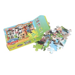 пазл   35 деталей  животные на ферме