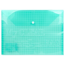 папка-конверт на кнопке а4 зеленая 160мкм