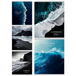 тетрадь  48л кл. "морские виды" обложка цветная мелованная