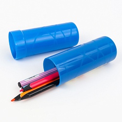 пенал-тубус пласт. ассорти