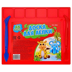 доска для лепки с выемками а5+2 стека  ассорти