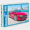 пазлы  260 элементов красный автомобиль