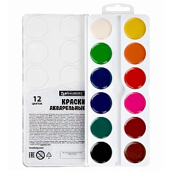 краски аквар. 12цв. "brauberg" "аниме" медовые  б/к