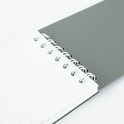 Блокнот  7*10см  60л пластиковая обложка ассорти на гребне