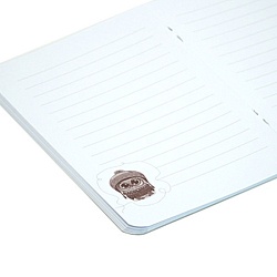 записная книжка двойная обложка а6 32 листа с "movie" эффектом "совенок"