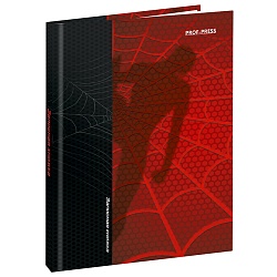 книжка записная  а6  48л "спайдер черный" 7бц, глянц.лам.