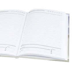 ежедневник недатированный  а5 136л. "минималистичный ежедневник-2" лён горячая фольга