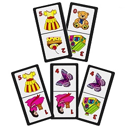 домино пластиковое  для девочек