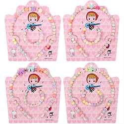 ободок "сердечки" для волос в наборе