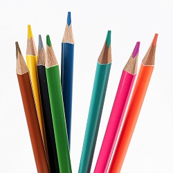 карандаши 24цв трехгранный корпус "роботы"