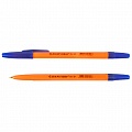 Ручка шар. синяя "Darvish" корпус оранжевый