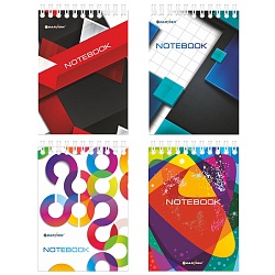 Блокнот 10*14см  60л  "Офис" на гребне