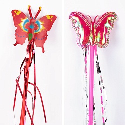 карнавальный набор "бабочка" 3 предмета цвет ассорти