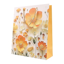 пакет подарочный 18*23*10см  "цветы"