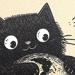 тетрадь предметная  48л кл география "bad cat" 