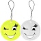 светоотражающий брелок смайлик