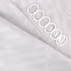 шторка для ванной с кольцами 180*180см ассорти