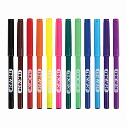 фломастеры 12цв "пифагор" "единорог"