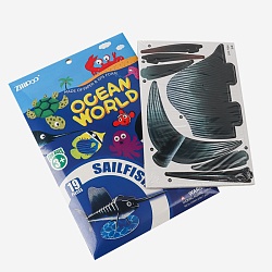 пазл 3d "ocean world" sailfish.игрушка