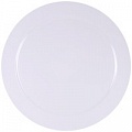 Блюдо пластиковое круглое 40,5 см белое