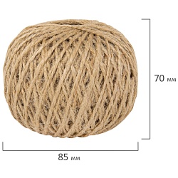 шпагат джутовый полированный 100м, 2-х ниточный