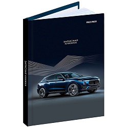 книжка записная  а6  64л "красивый автомобиль-6" 7бц, глянц.лам.