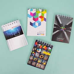 Блокнот  7*10см  60л  "Офис" на гребне