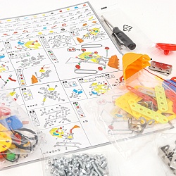 конструктор 5 в1 "metal model". engineering vehicle 244дет.