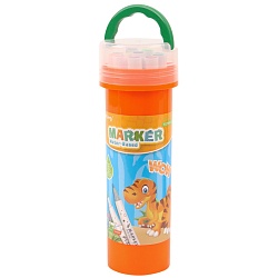 фломастеры 12цв  двухсторонние на водной основе