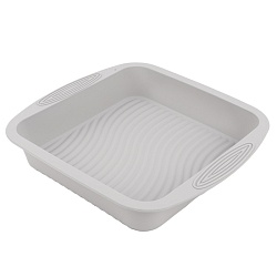 форма для запекания квадратная серая