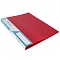 папка с пружинным скоросшивателем и карманом а4 красная