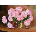 Алмазная живопись 50*65см - Розовый букет