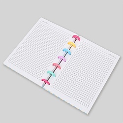 Блокнот 14*18см 80л на пластиковых кольцах "Капибары в машине"