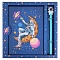 Блокнот 20,5*21 см  "Космос" с ручкой гелевой