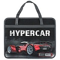 Папка детская с ручками А4 пласт. с рисунком на молнии  Hypercar